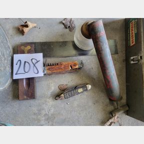 Stanley Carpenter's Square, Pocket Knives and Sprayer