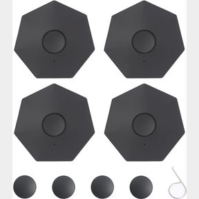 FOR TESLA CYBERTRUCK WHEEL CAP KIT CENTER CAP LUG NUT COVER HUB CENTER CAP MATTE BLACK CYBERTRUCK ACCESSORIES 4PCS