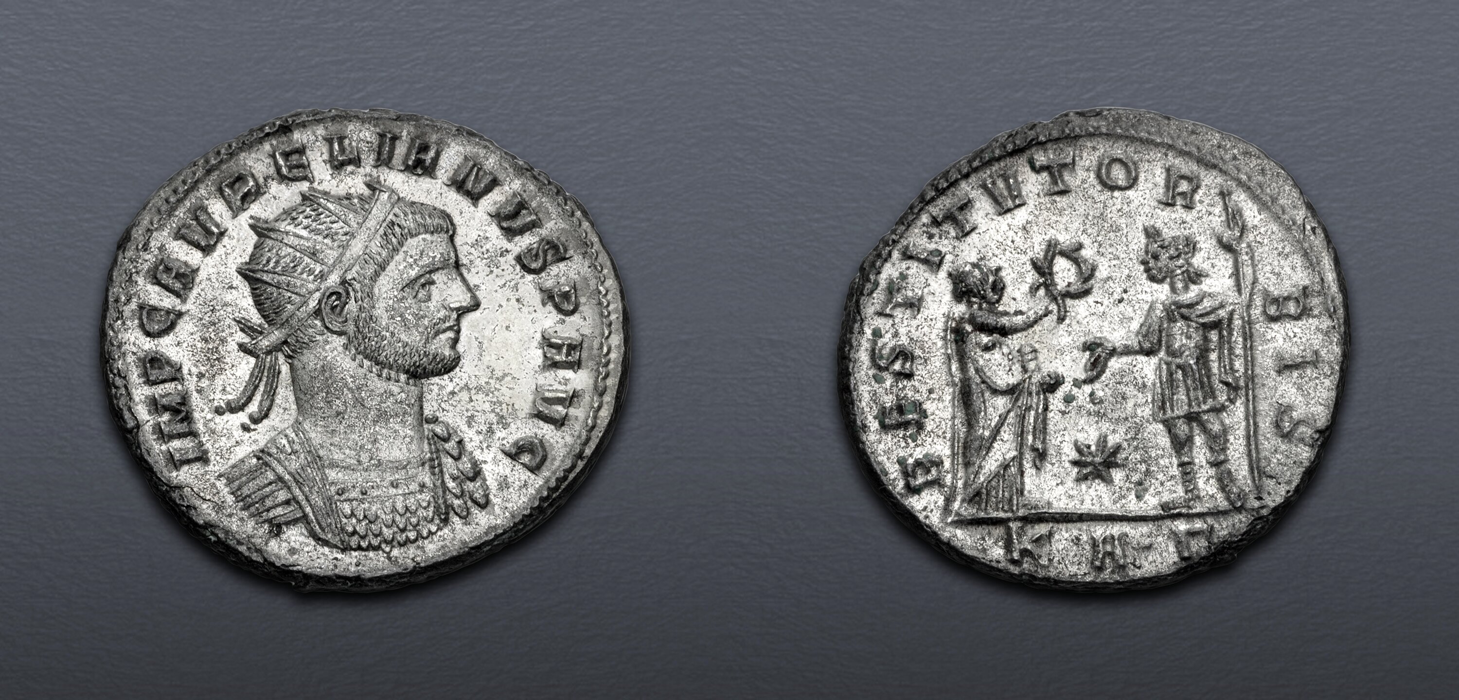 Aurelian. AD 270-275. Antoninianus (22mm, 4.67 g, 12h). Serdica mint ...