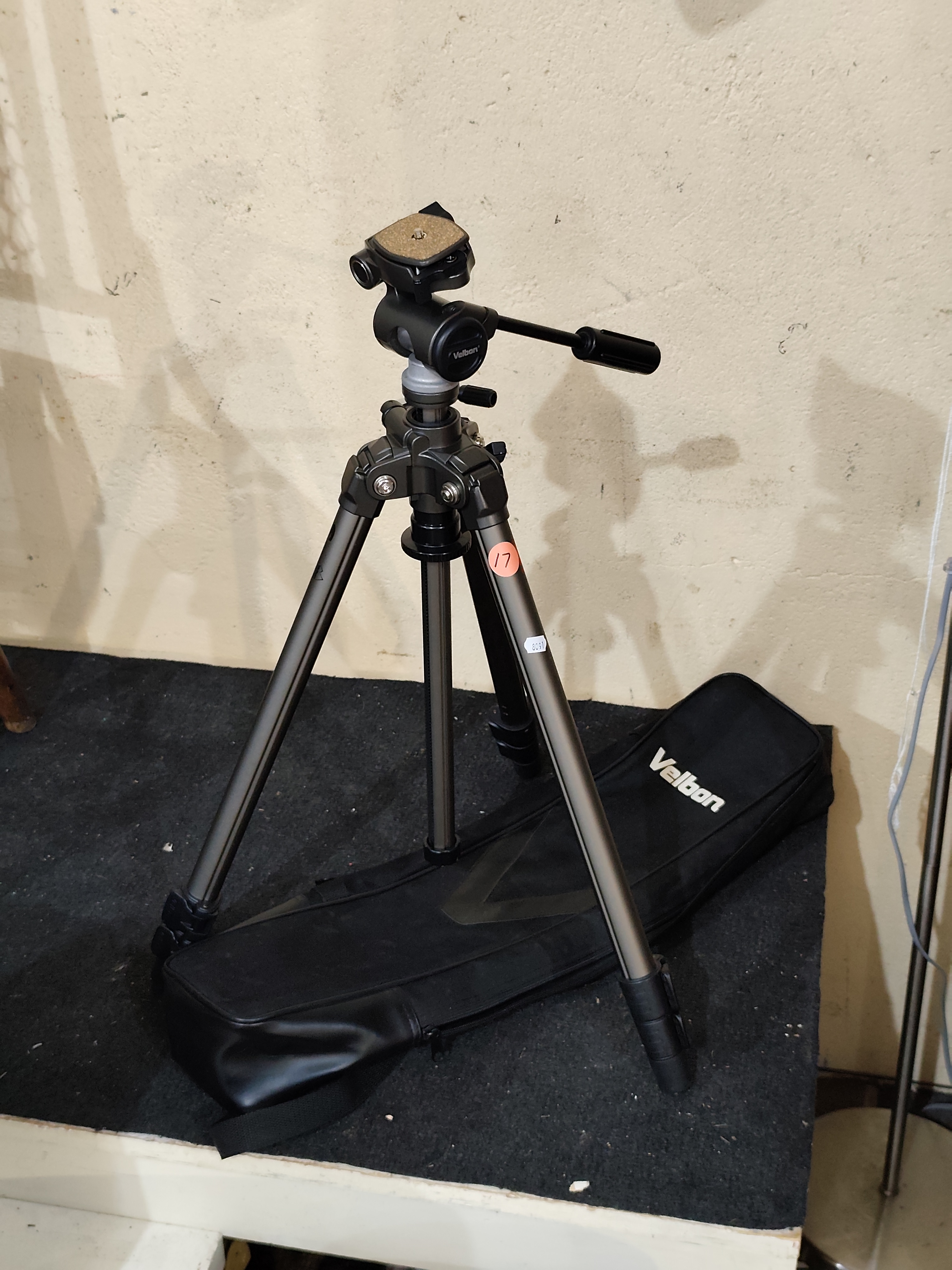 Velbon Camera Tripod with Case — NZ auction result