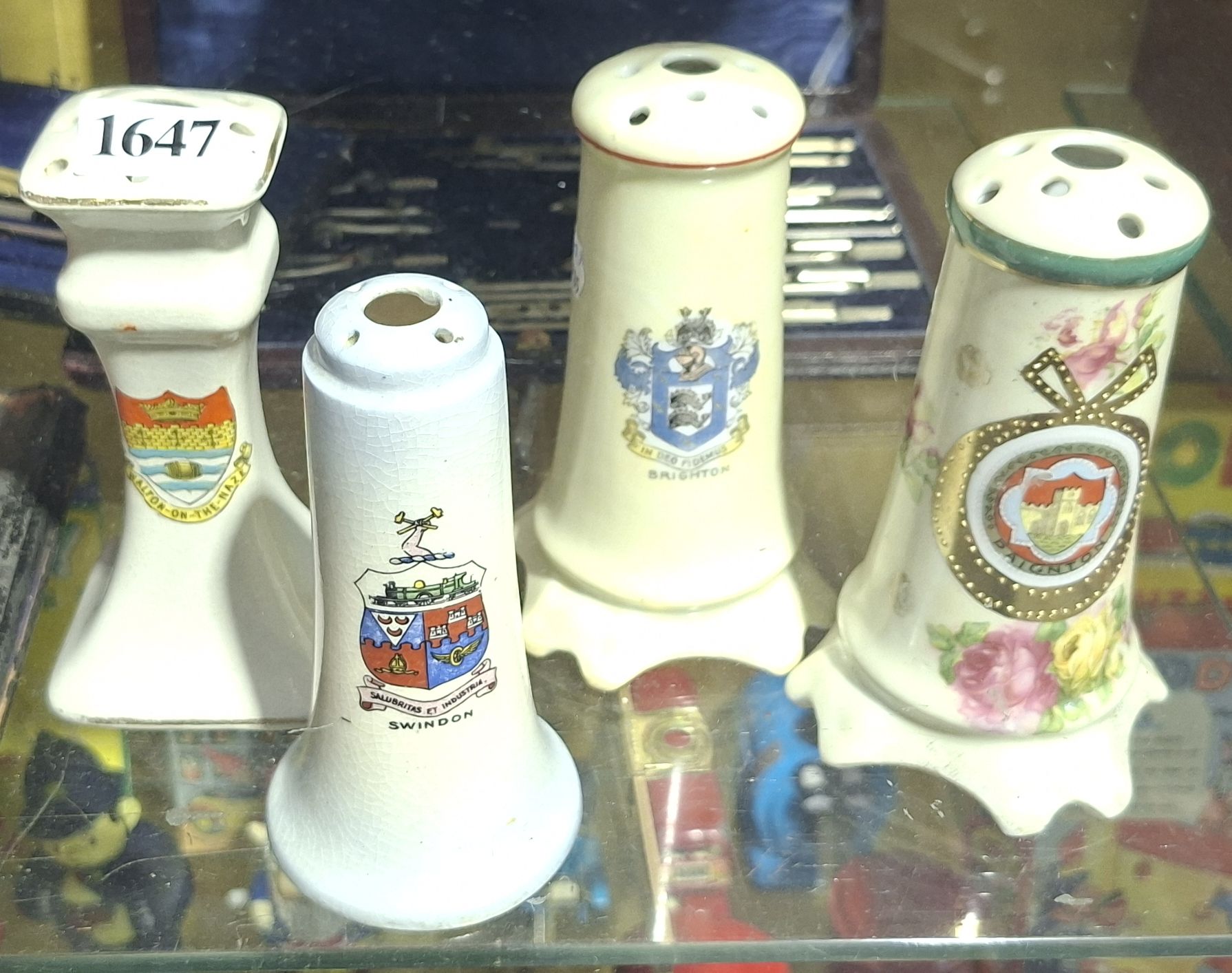 Vintage Ceramic Hat Pin Holder
