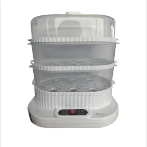Condere 3 Tier Multifunctional Electric Food Steamer 3 Tier Steamer Multifunctional Steriliser Steams Quickly | CRACKED ON STEAMER