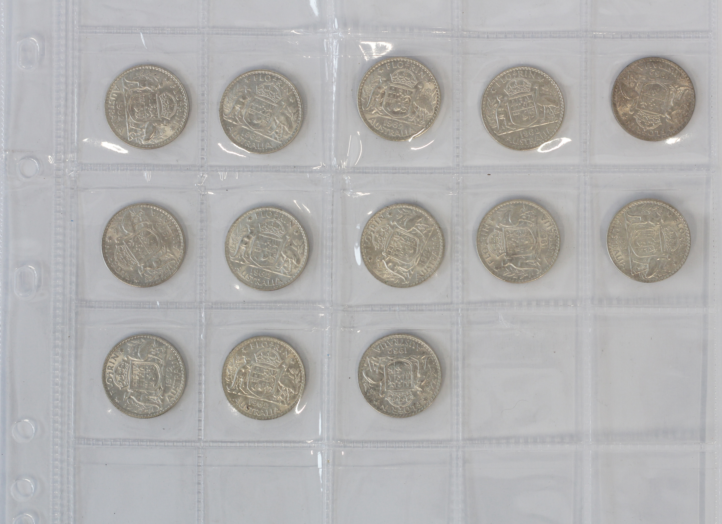 1113. · Group, Florins , 1962, aUNC - UNC