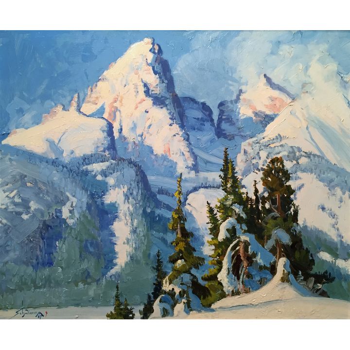 Conrad Schwiering (1916-1986), Snowed In