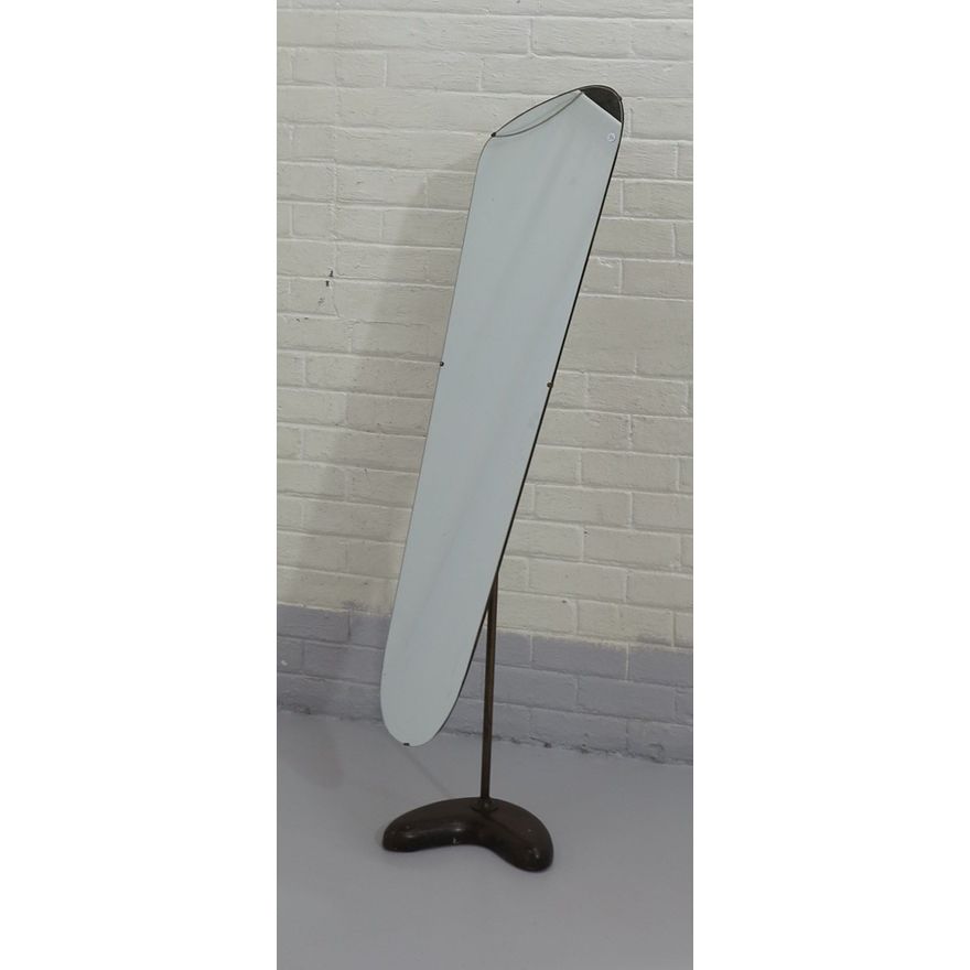 MID CENTURY CHEVAL MIRROR