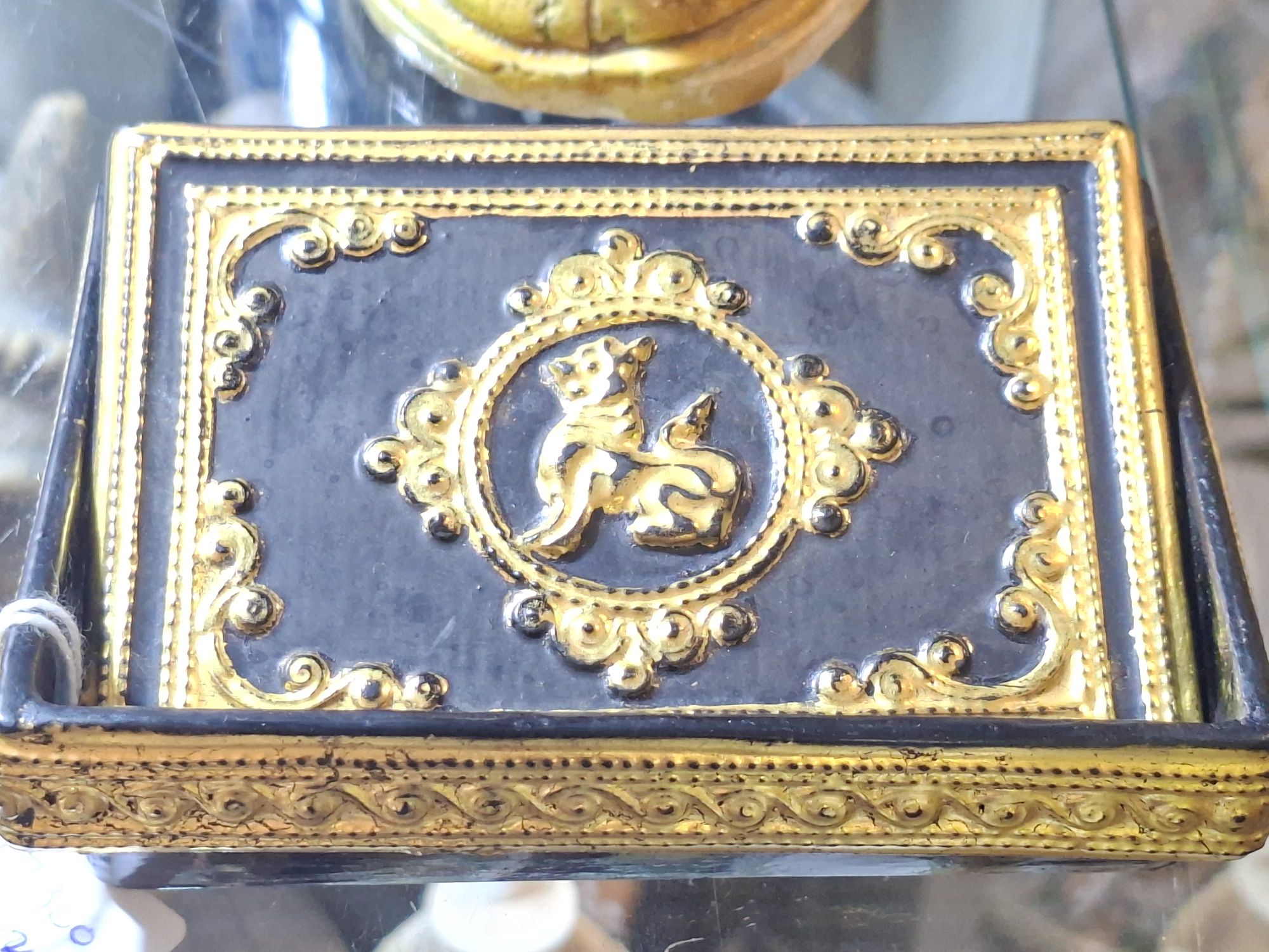 Chinese Lacquered Travel Card Case