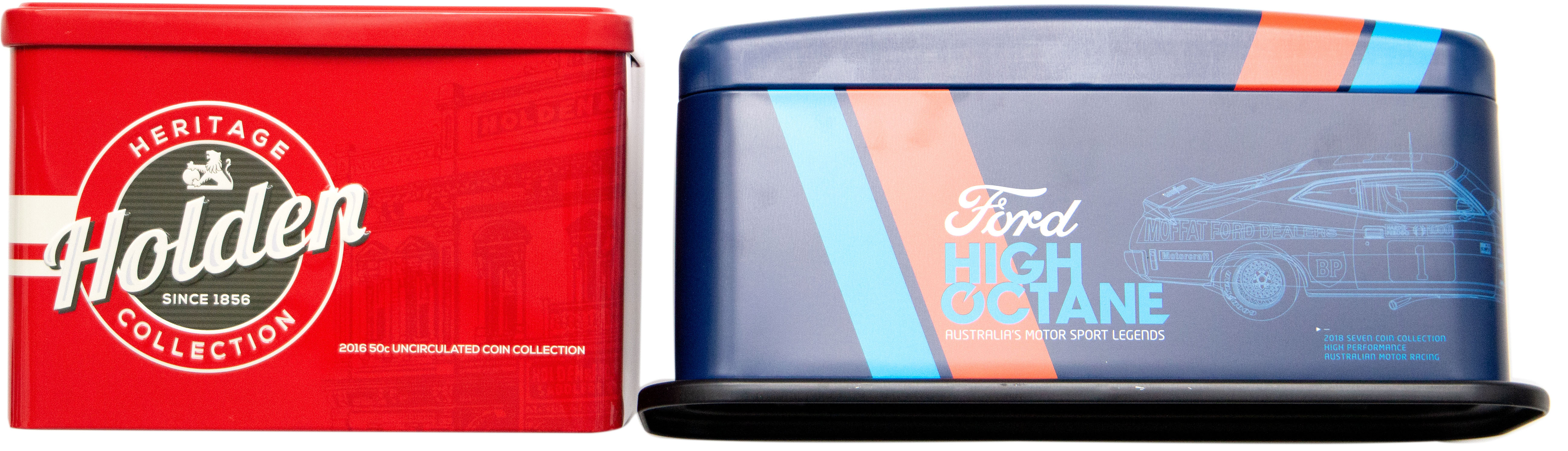 117 · Ford & Holden Tins, 2016, VGC