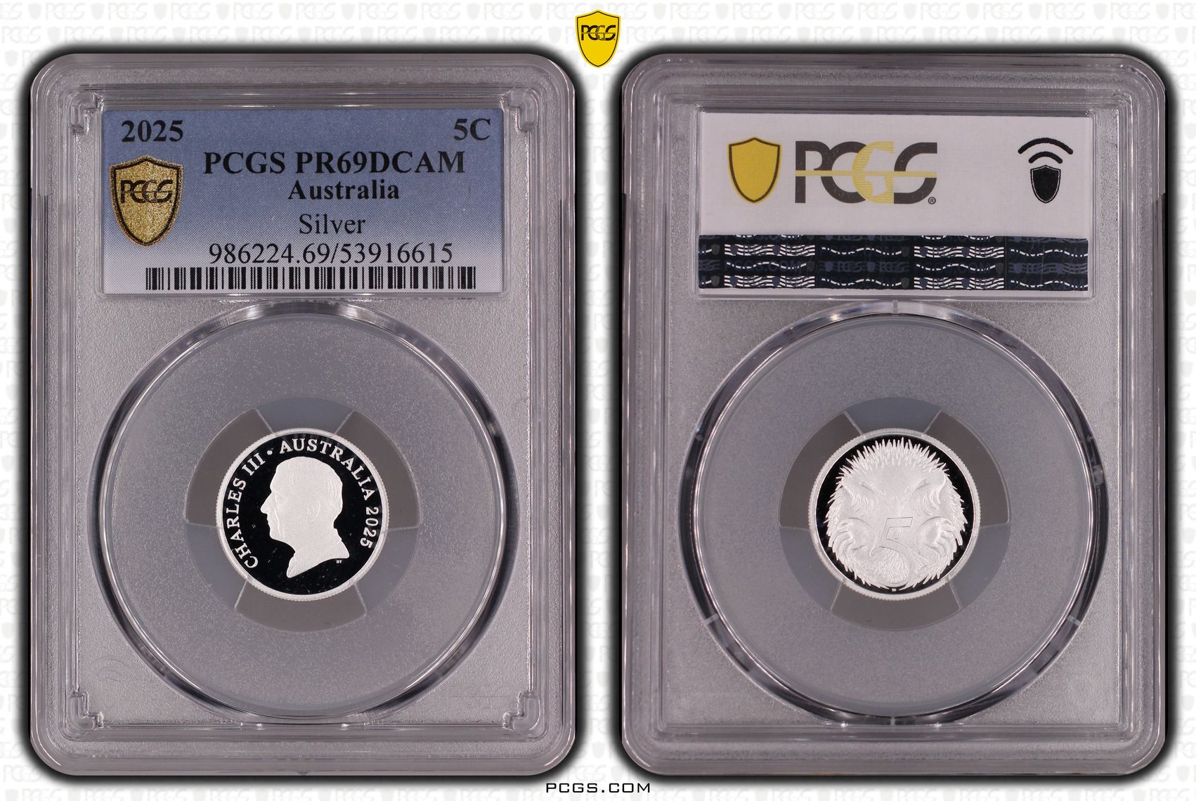 Silver, Five Cent, 2025, PR69DCAM