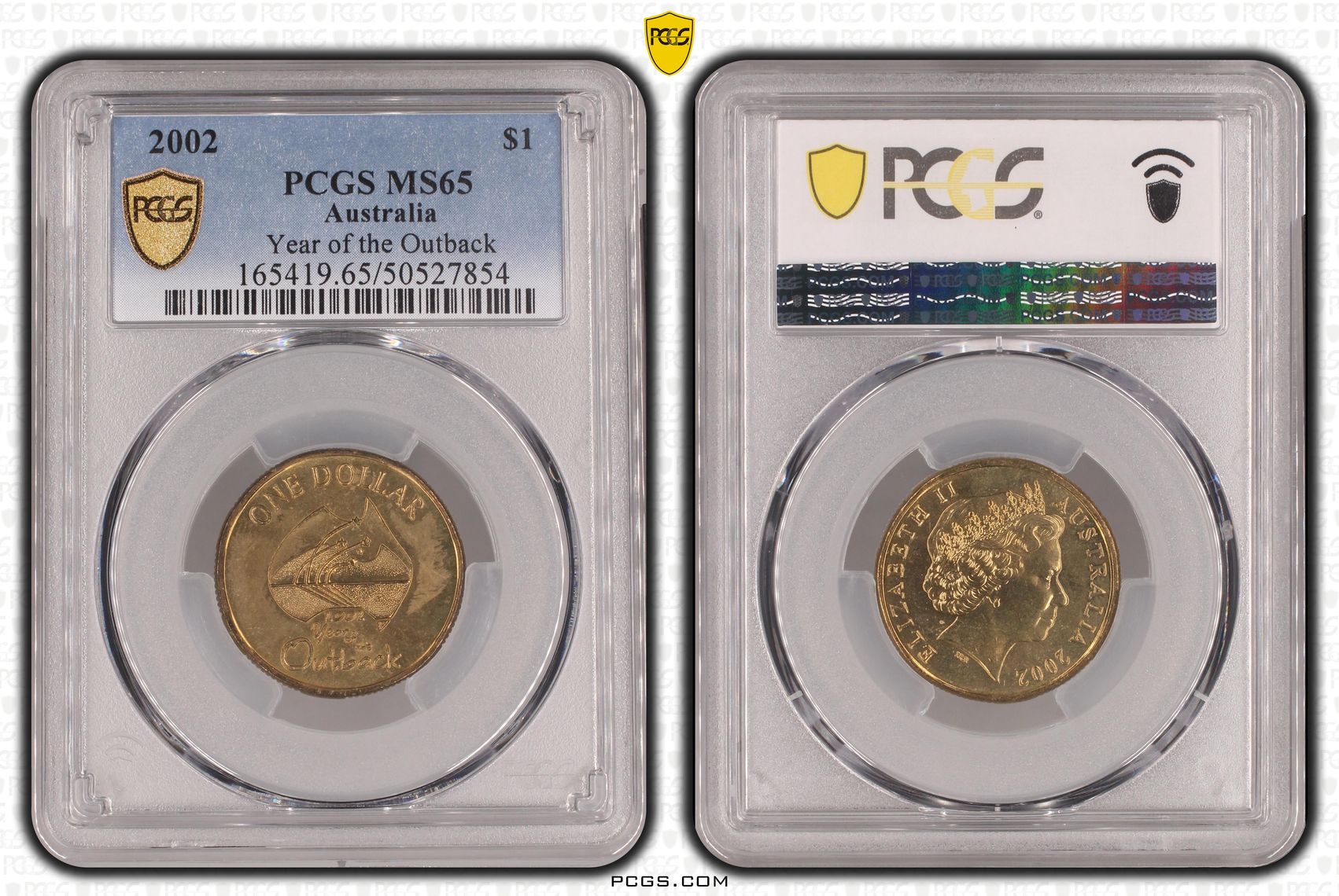 Year of the Outback, One Dollar, 2002, PCGS MS65
