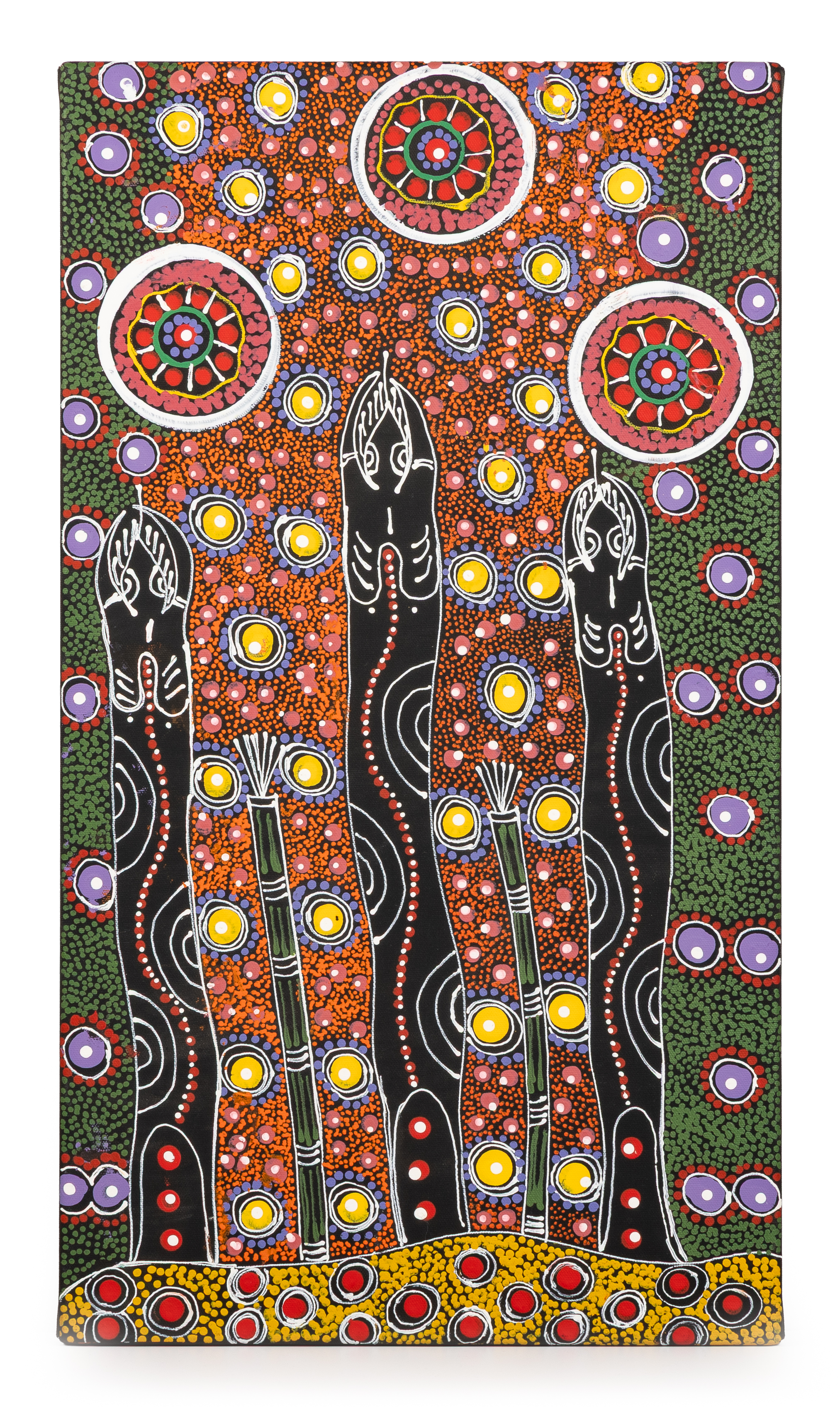 10 · Cindy Wallace Nungurrayi (1978-), 'Dreamtime Sisters', 2019