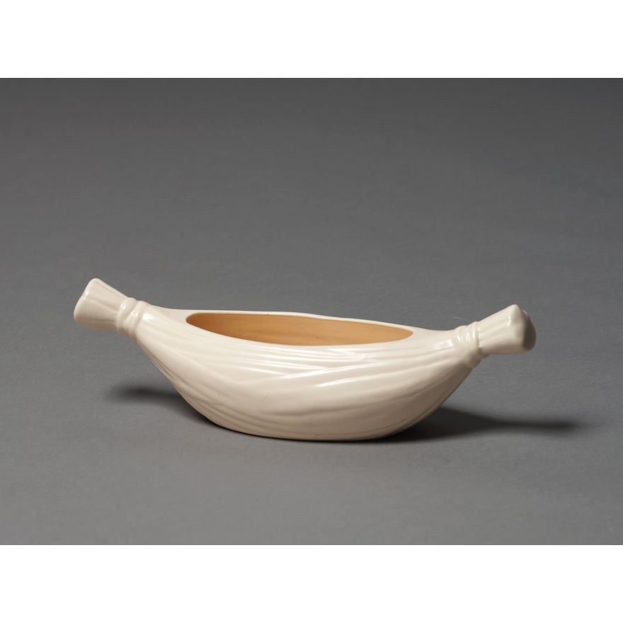 Crown Lynn Potteries, Rare pale pink basket