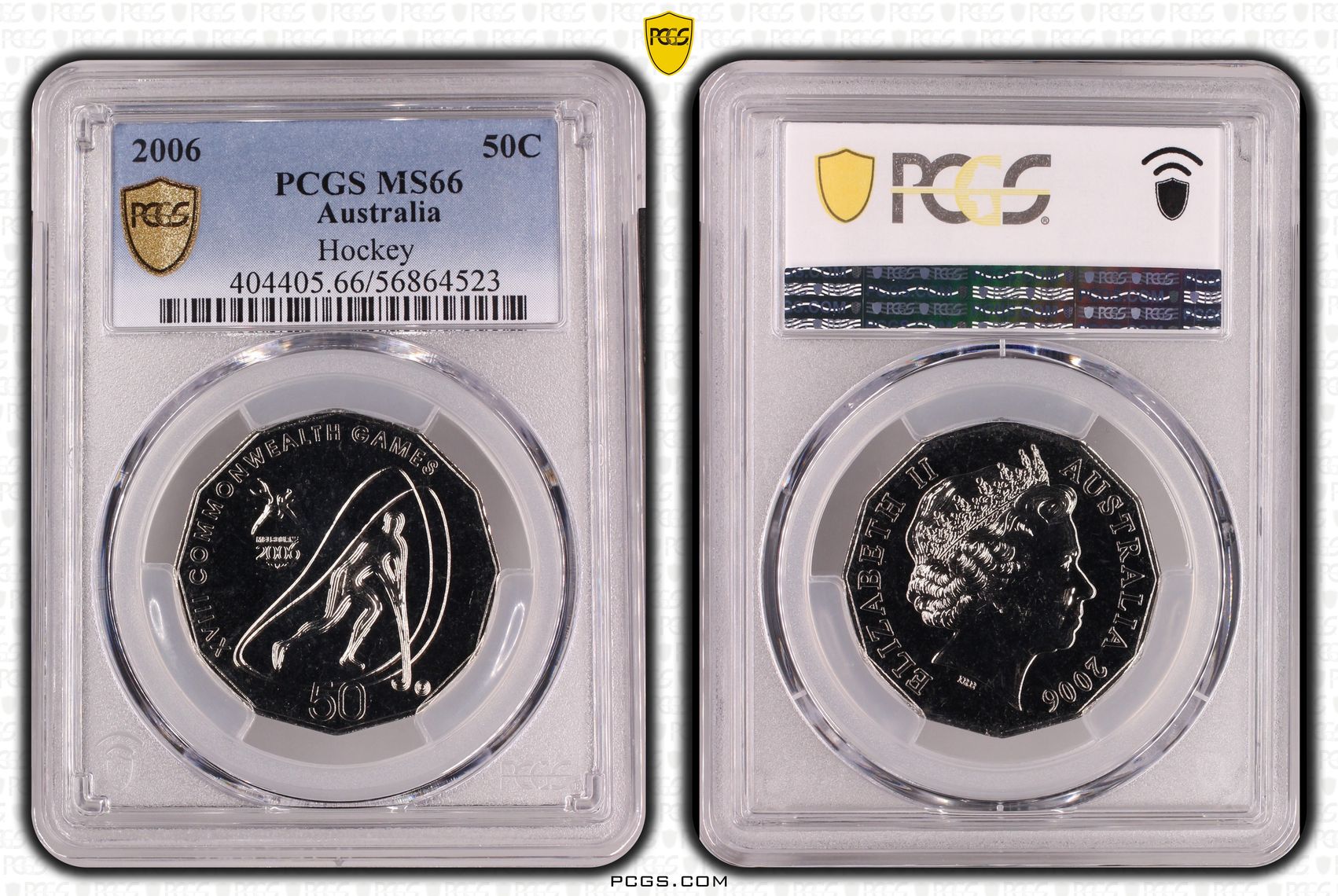 Hockey, Fifty Cent, 2006, MS66