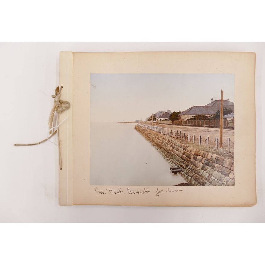 Japanese Meiji Period Tinted Photo Album