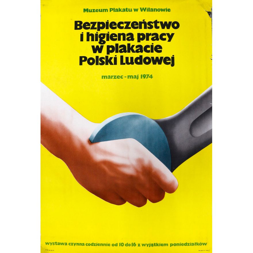 Bezpieczenstwo i higiena pracy w plakacie Polski ludowej, Tarcze Strzelnicze and other exhibitions -  Four Polish exhibition print posters