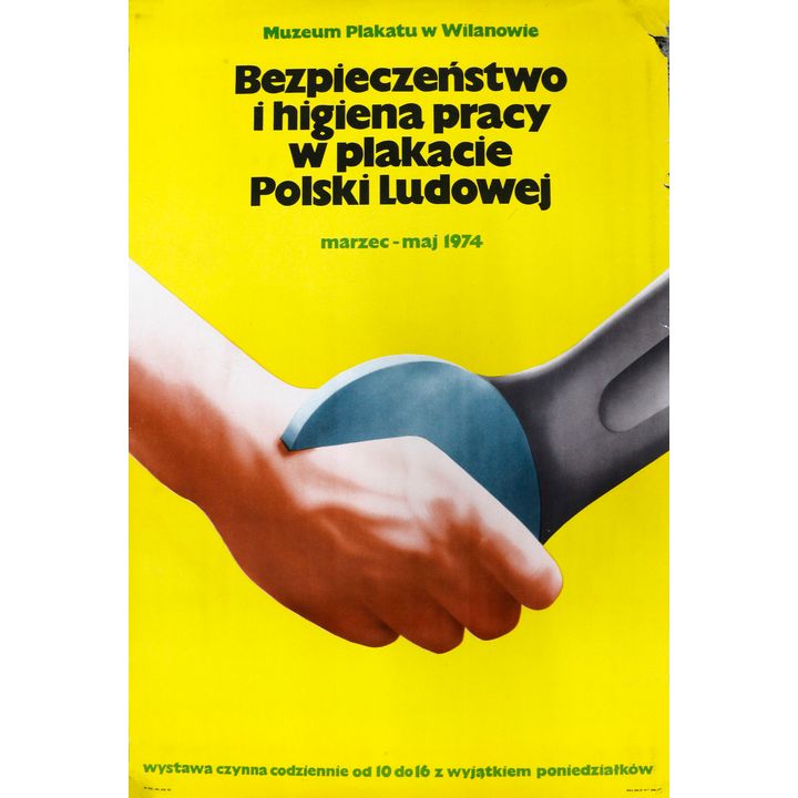 Bezpieczenstwo i higiena pracy w plakacie Polski ludowej, Tarcze Strzelnicze and other exhibitions - Four Polish exhibition print posters