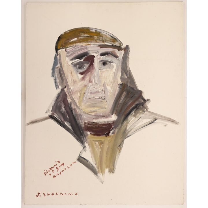 Jay Steensma ''Portrait of Guy Anderson'' 1991 Oil on Canvas 28''x22''