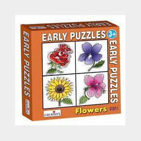 BRAND NEW - Creatives - Flowers - Early Puzzles - Creatives-Early Puzzles-Flowers-51453/3015 B1 (S1)
