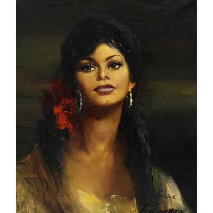 Alfredo Palmero de Gregorio ''Soledad'' (Loneliness) Oil
