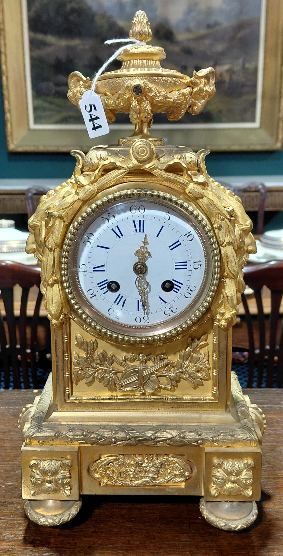544 · 19TH CENTURY FRENCH MANTLE CLOCK