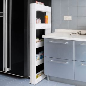 5 LEVEL SLIDE OUT STORAGE KITCHEN LAUNDRY PANTRY 6052