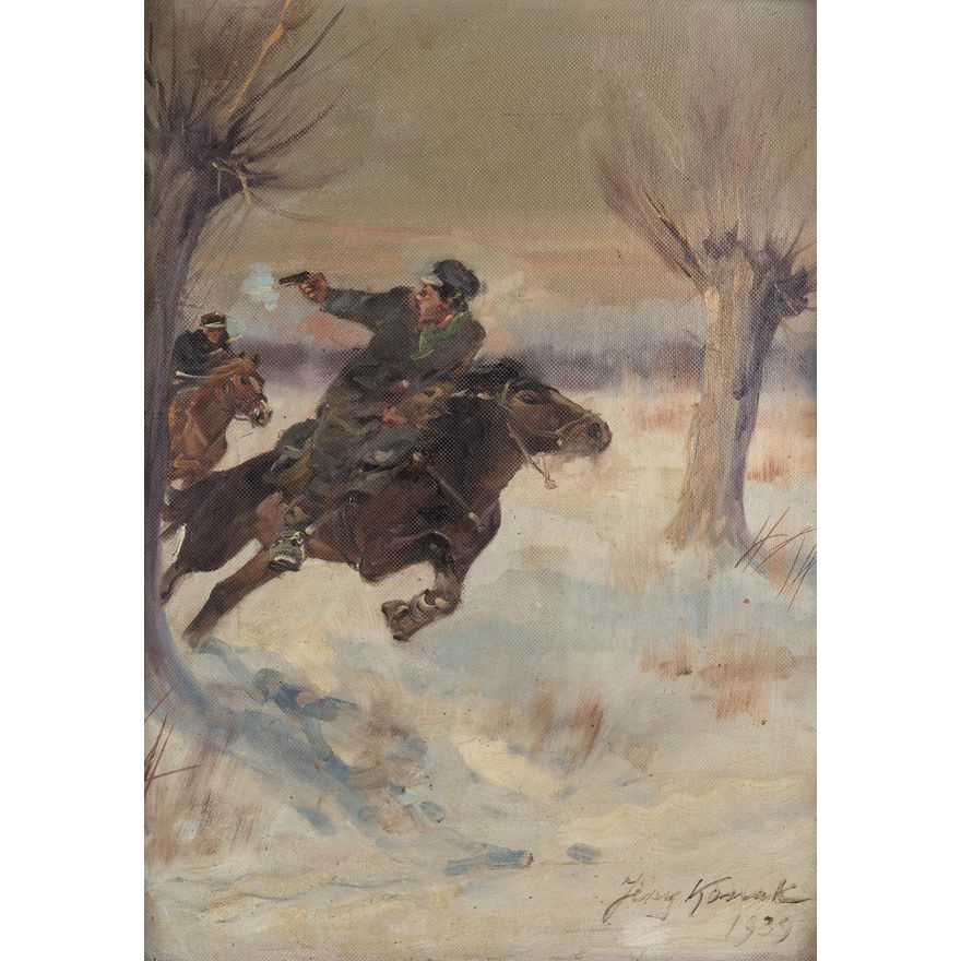 Jerzy Kossak | Goń bolszewika, 1939 r.
