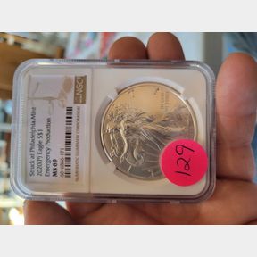 2020 P MS 69 Emergency Production American Silver Eagle
