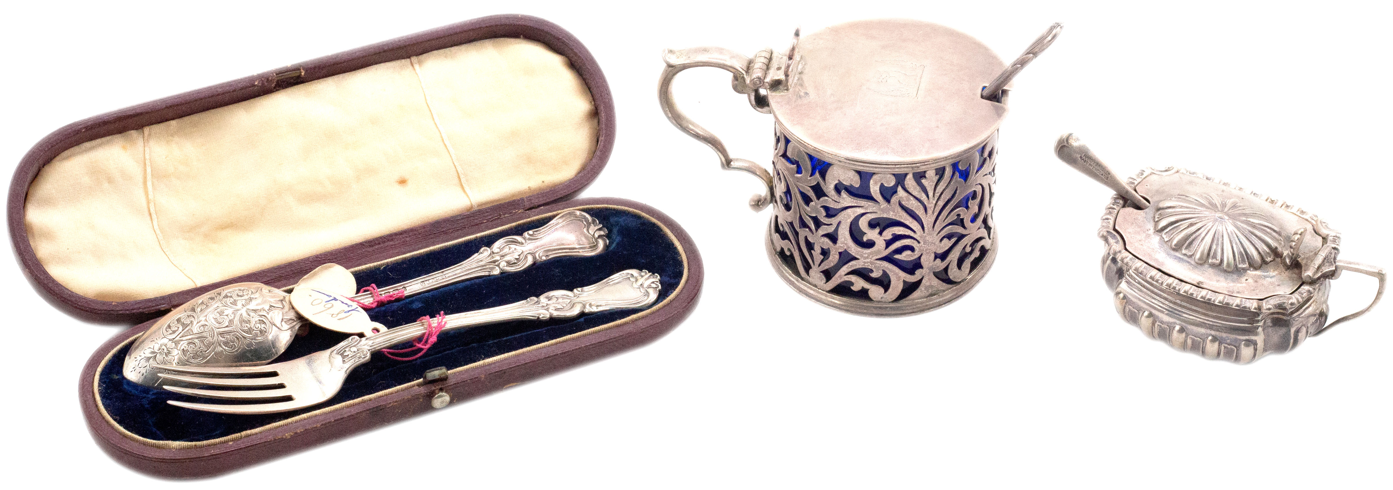 193 · Great Britain, Victorian Silver Salt Cellar, VGC