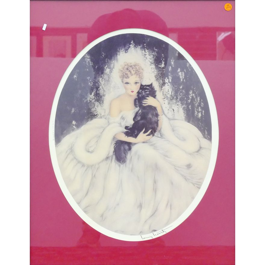 Louis Icart ''Sweet Mystery'' Lithograph Framed 30'' x 24''