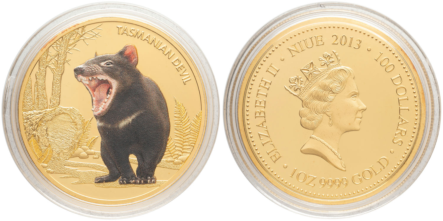 Niue, Elizabeth II, One Hundred Dollars, 2013, FDC