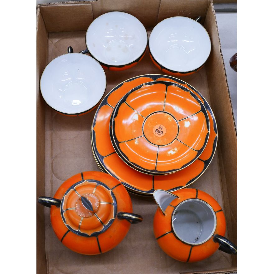 Box Japanese Deco Tea Set