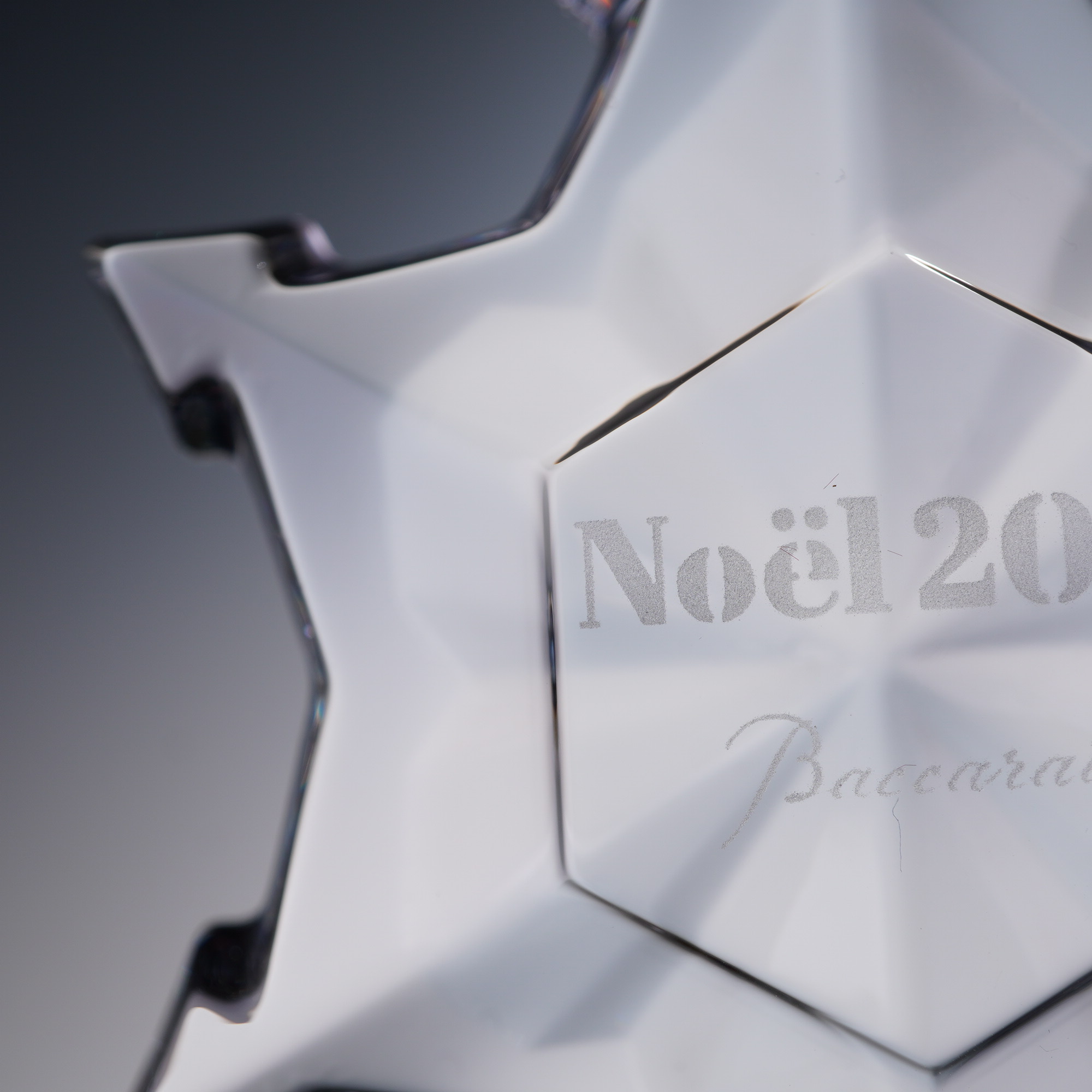 Baccarat Noel 2017 Crystal Snowflake Ornament | Lion and Unicorn