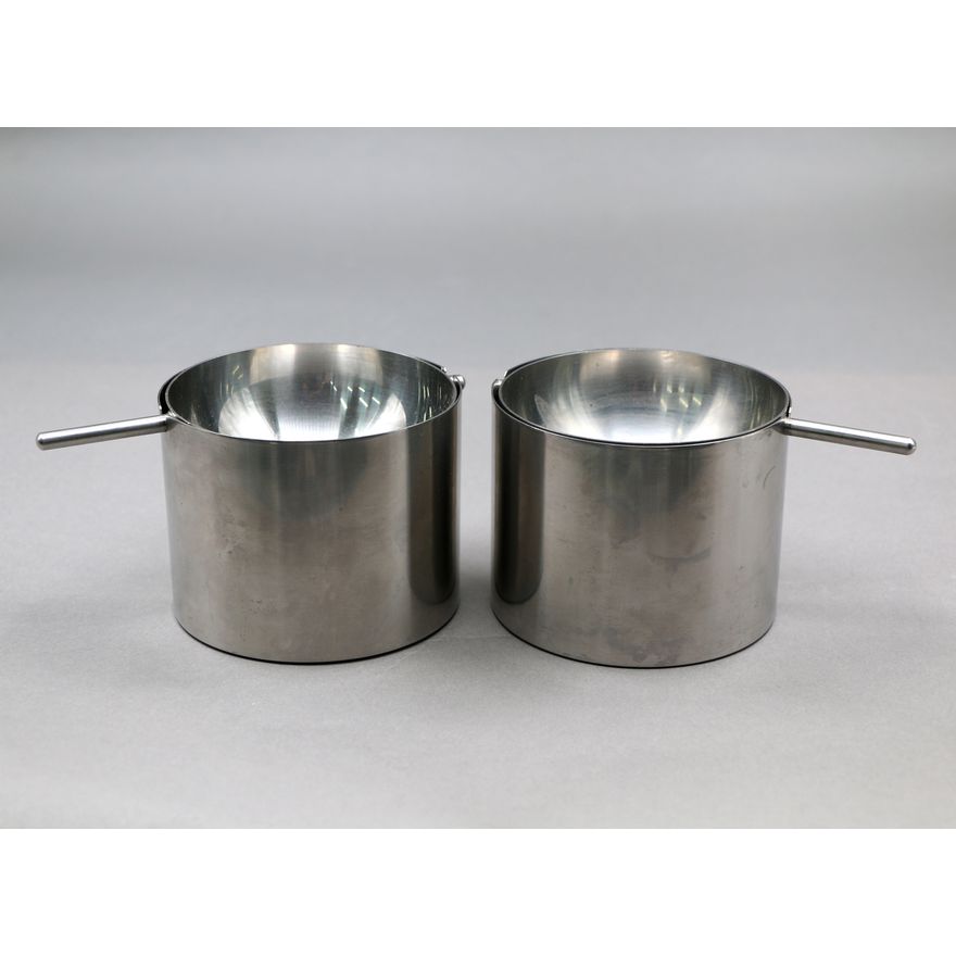 Arne Jacobsen (Denmark, 1902-1971) for Stelton - Two ‘Cylinda Line’ ashtrays