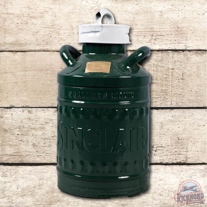 Sinclair Ellisco 5 Gallon Gas & Oil Can