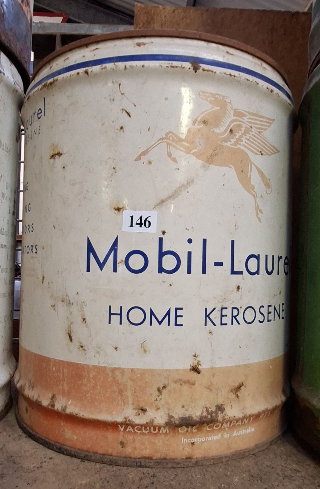 Mobil-Laurel Kerosine Drum