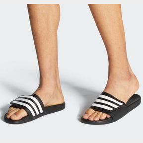 ADIDAS ADILETTE COMFORT ADJUSTABLE SLIDES SZ 10