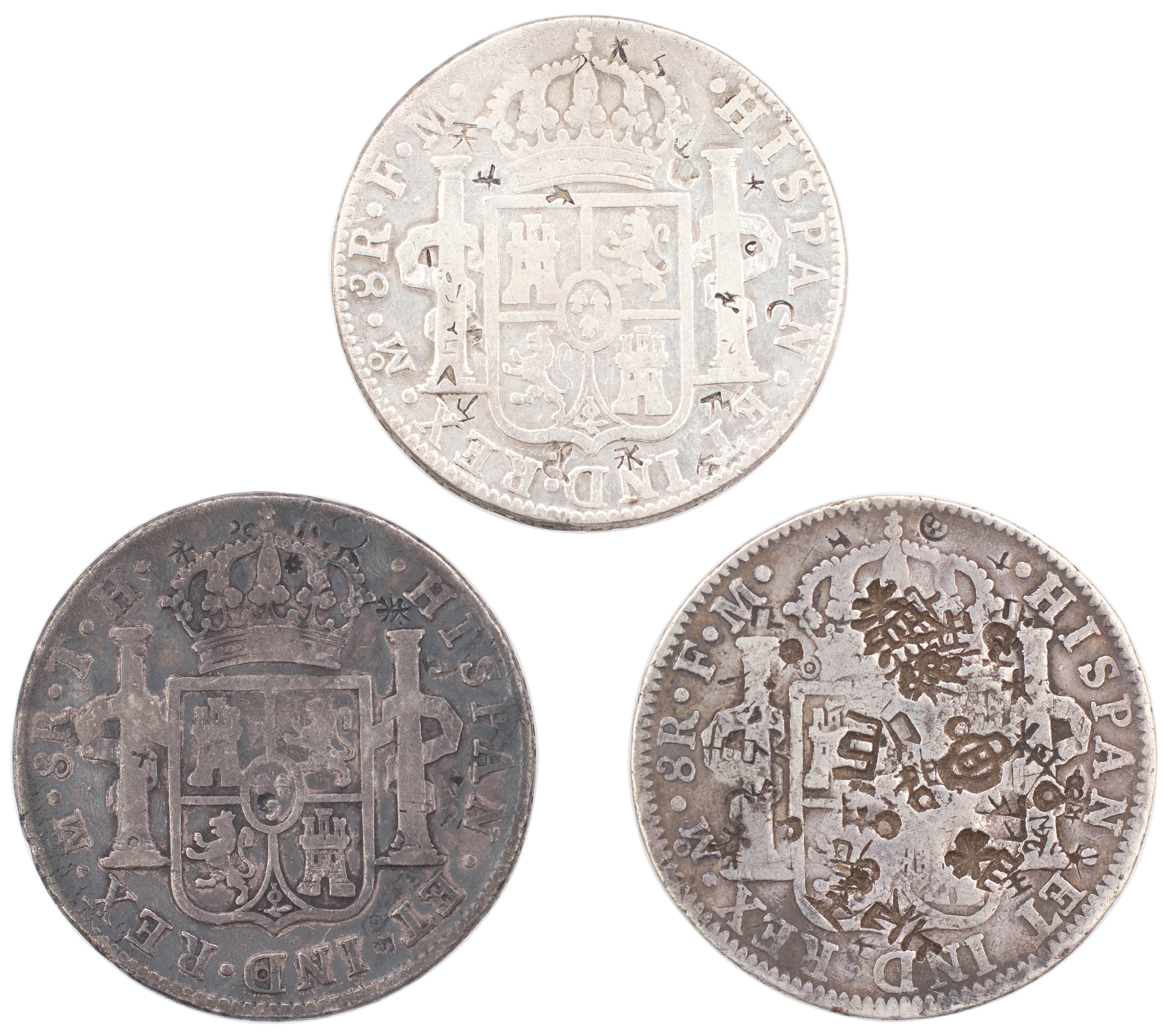 Mexico, Charles IV, Eight Reales, 1792 - 1805, VG - Fine