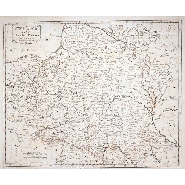 Thomas Kitchin | Poland with its Dismember'd Provinces