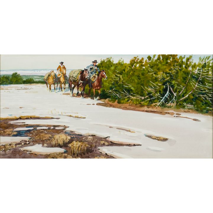 Robert Lougheed (1910-1982), Packing in Truchas Country