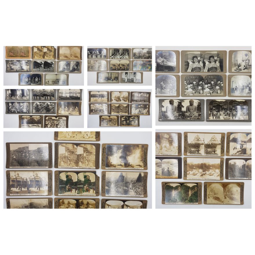 Stereograph Cards - Japan (x55)