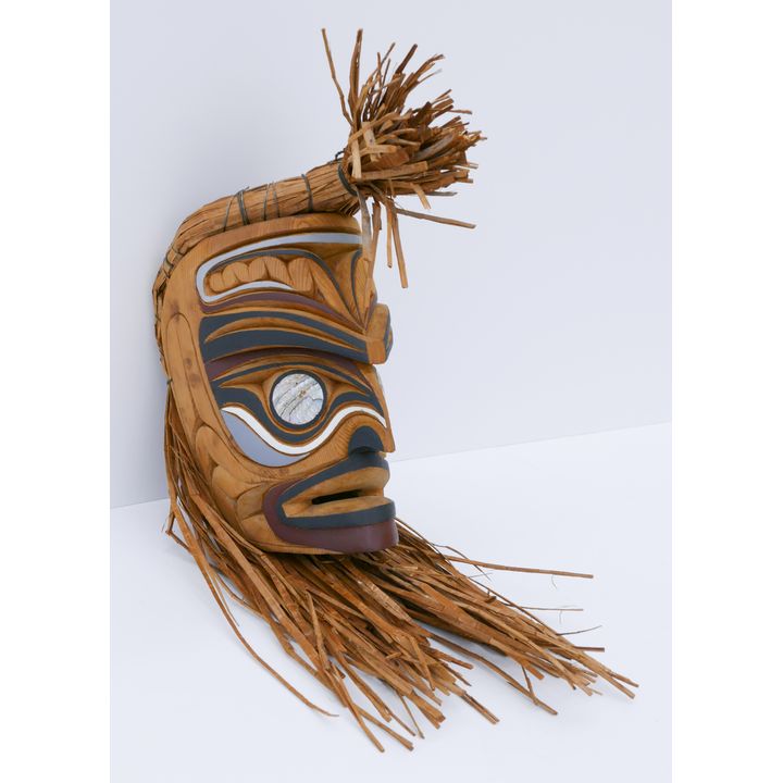Mitchell Della ''Makah Warrior'' 1997 Cedar Mask