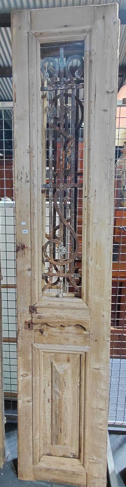 445 · SCRUBBED PINE FRENCH STYLE DOORS