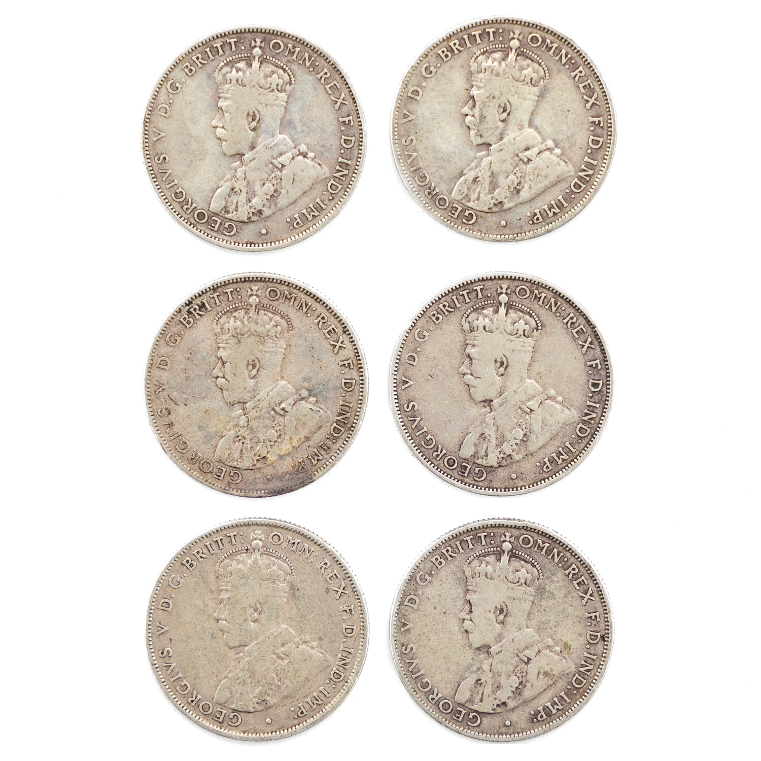 George V, Florin, 1933, VG