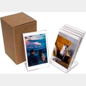 LAGIPA 2X3 INSTAX MINI PICTURE FRAME, DESK POLAROID PHOTO FRAME, CUTE SMALL WALLET SIZE PHOTO FRAME, ACRYLIC PHOTO FRAME FOR FUJIF