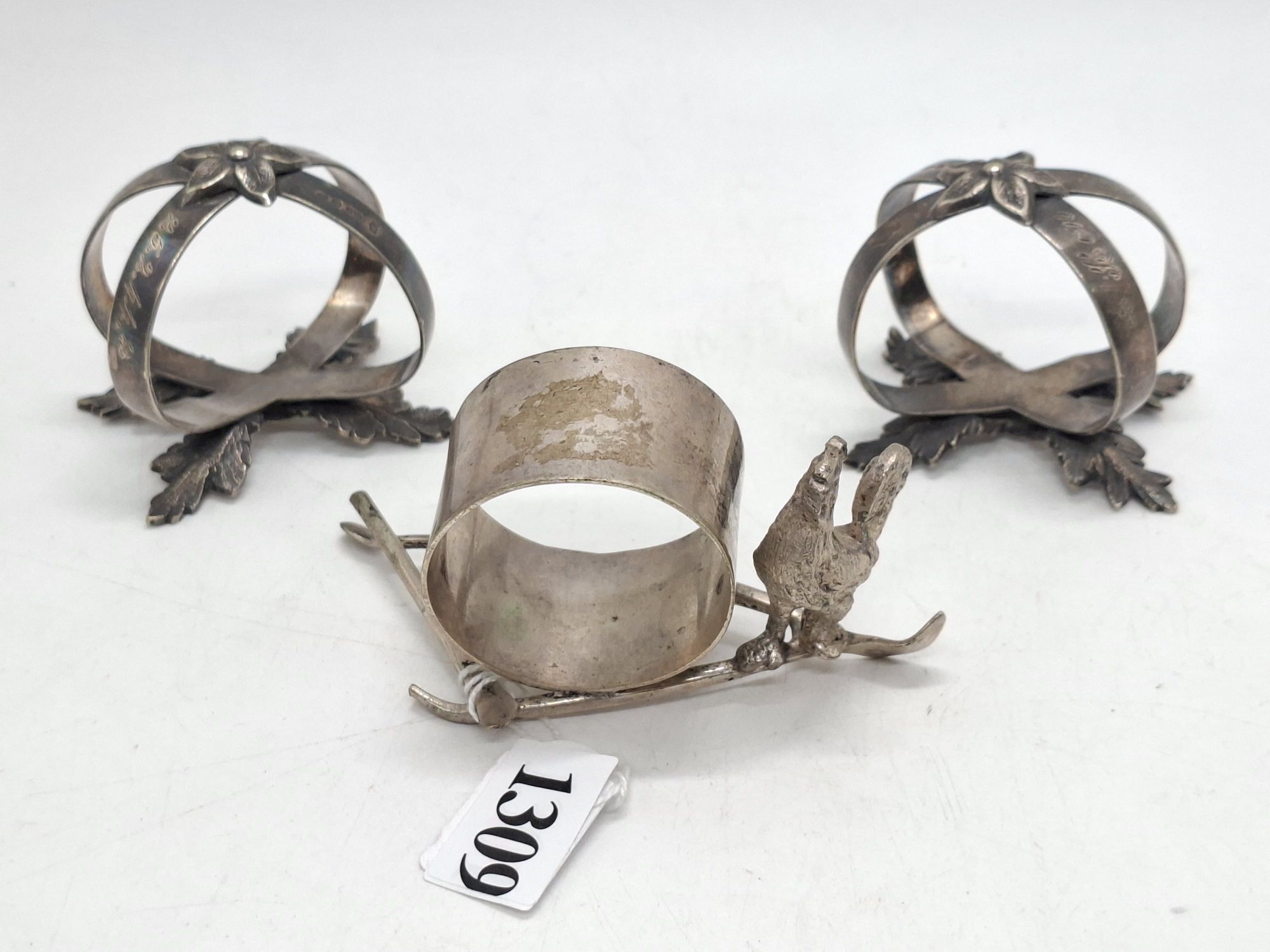 Silver Plate Napkin Rings