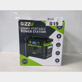 GIZZU 300W 296WH PORTABLE POWER STATION 1 X 3 PRONG SA PLUG POINT -