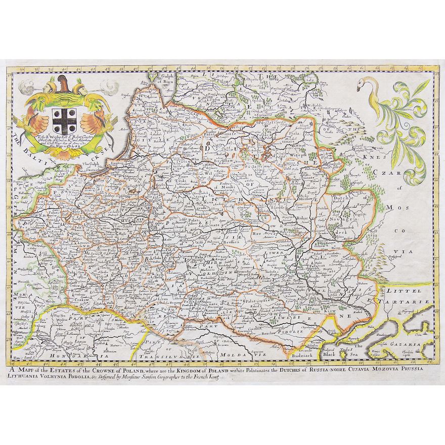 Richard Blome | A mapp of the estates of the Crowne of Poland…