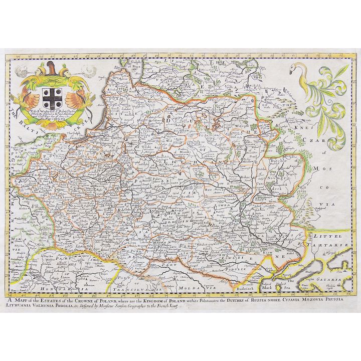 Richard Blome | A mapp of the estates of the Crowne of Poland…