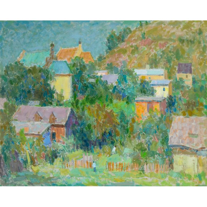 Eugeniusz Arct | Widok na farę w Kazimierzu