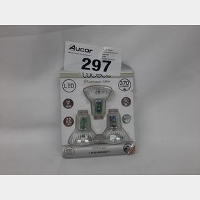 LUCECO - GLASS GU10 5W 370LM NEUTRAL WHITE 2700K NON-DIMM GLOBE - ENERGY EFFICIENT LED LIGHTING