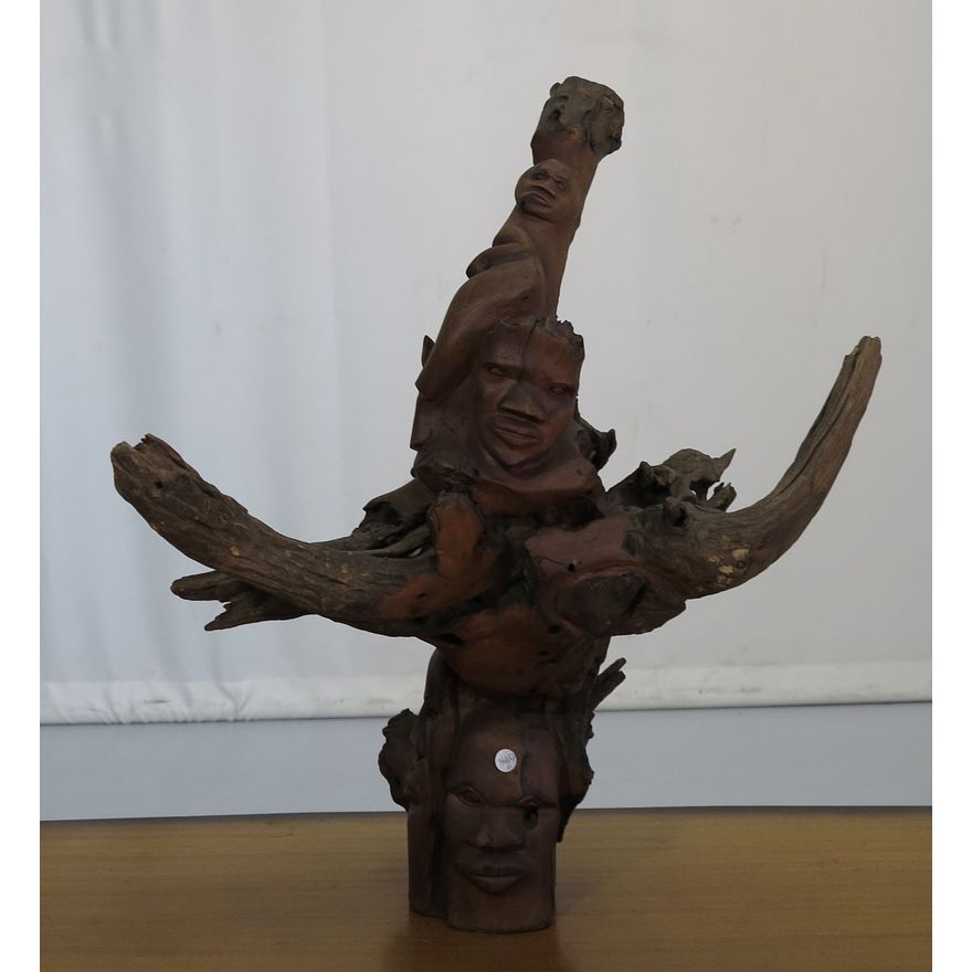 LARGE WOOD CARVING